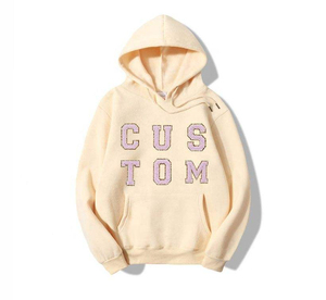 Meilleure vente dernière collection de sweats à capuche en chenille Basics coton mélangé Super qualité meilleurs fabricants de vêtements sweats à capuche en chenille - Product Image 3