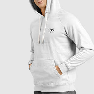 Sudadera con capucha de algodón con bolsillo para hombre de canguro y Capucha con cordón Casual para hombre Sudadera con capucha de mezcla de algodón - Product Image 5