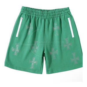 Short en molleton avec strass décontracté pour femmes 2025 Short tendance en polaire pour femmes - Product Image 1