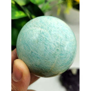 Amazonite stone <b>sphere</b> - <b>Crystal</b> Healing Gemstones - 2 inches dia - Product Image 1
