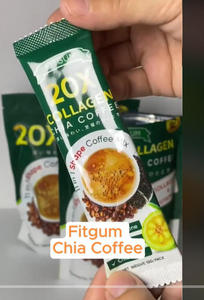 Café de Colágeno Original con Sabor a Chocolate Dulce y Semillas de Chía, Café Instantáneo Popular para Comercio Exterior Transfronterizo en Bolsa - Product Image 5