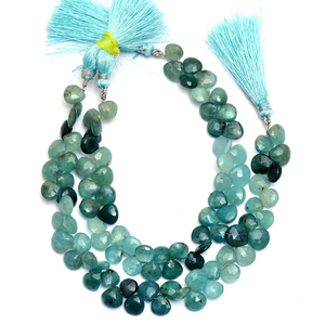 Cuentas de Granidierita AAA+ de 8mm-9mm, Cuentas Facetadas en Forma de Corazón, Cuentas de Granidierita Natural Semipreciosas para Joyería - Product Image 1