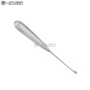 HALLE Instruments médicaux chirurgicaux orthopédiques manuels Curette osseuse pour grattage chirurgical et débridement Norme de sécurité-MOL - Product Image 6