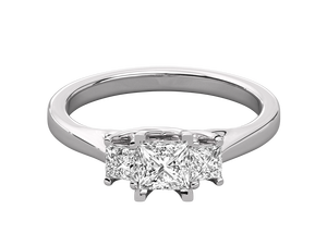 แหวนแต่งงานสีเหลืองทองสำหรับคู่รักแหวนเพชรแบบคลาสสิกได้รับการรับรองการออกแบบตามสั่งในแล็บทำจากเจ้าหญิงเพชรหรูหรา - Product Image 5