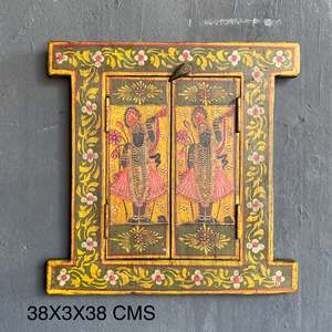 Ventana de Madera Pintada a Mano con Estilo de Diseño Tradicional - Product Image 4