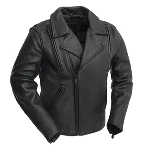Vêtements de sport pour hommes, veste en cuir blindée, coupe-vent, respirante et imperméable, vêtements de course moto, équipe de motocross - Product Image 1