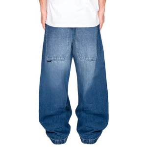 Venta al por mayor de nuevos pantalones vaqueros de corte regular para hombre, pantalones vaqueros ajustados negros para hombre, pantalones vaqueros rectos informales - Product Image 5