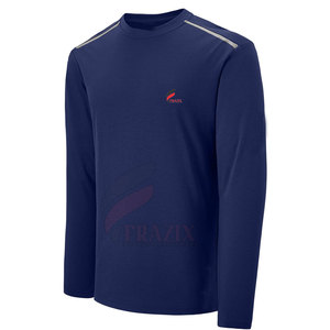 เสื้อพิมพ์ลายแขนยาวสำหรับผู้ชายเสื้อพิมพ์ลายแขนยาวสีทึบแห้งเร็ว - Product Image 2
