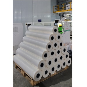 Prix usine Film étirable transparent en plastique Film polyéthylène en plastique Lldpe Film étirable d'emballage pour l'emballage - Product Image 1