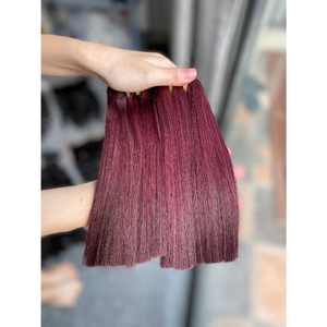 ช่อผมบริสุทธิ์100% ผม Remy ช่อผมทุกสีผมดิบเวียดนาม - Product Image 6