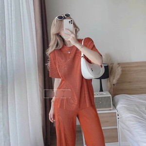 เซ็ตชุดนอนสตรียาว2ชิ้นแบบลำลองซักได้ทำจากธรรมชาติธรรมชาติ - Product Image 4