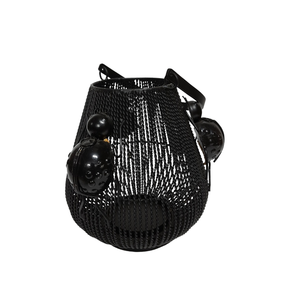 T Lite Holder Iron Matt Black Color Home & Halloween Decoración para mesa hecho a mano al por mayor a granel - Product Image 2