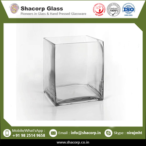 Compre un elegante votivo de cristal cuadrado decorativo para el hogar disponible a un precio razonable - Product Image 2