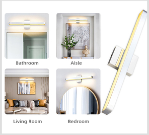 Luxury Brass Bathroom Vanity Mirror Wall Mounted Lamp Front Lighting Fixture Over Mirror Decor Wall <b>Sconce</b> LED Picture <b>Light</b> - Product Image 4
