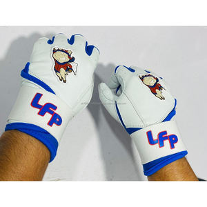 Gants de baseball professionnels personnalisés, imperméables, isolés, à doigts fendus, avec sangle de poignet réglable, en cuir Cabretta, longs - Product Image 5