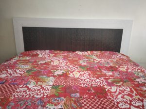 Couette Kantha Imprimée Rose en Coton, Couvre-lit Patchwork Fait Main pour la Maison, l'Hôtel et la Chambre à Coucher - Product Image 2