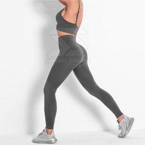 Conjunto de Yoga Personalizado para Mujer, Cintura Elástica, Secado Rápido, Transpirable, Spandex/Poliéster, 2 Piezas, Ropa Deportiva para Gimnasio - Product Image 5