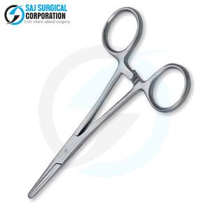 Pinzas de arteria profesionales Spencer Wells, abrazadera quirúrgica de acero inoxidable con dentados transversales para hemostasia - Product Image 4