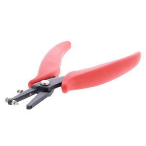 Pince à bijoux en acier inoxydable de meilleure qualité, meilleure vente en gros, logo personnalisé, double poinçon, manche en PVC, équipement d'outils pour bijoux - Product Image 6