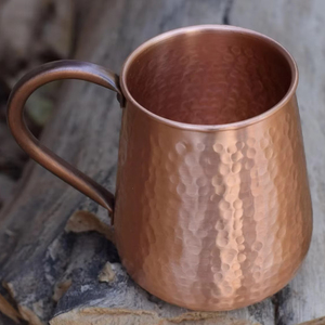 Venta caliente Moscow Mule Barrel Mug Taza de cobre puro de alta calidad por Ifkaa Exports PVT. LTD para regalos de empresa - Product Image 1