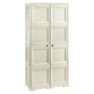 Omnimodus Plastic <b>Wardrobe</b> with 2 Hinged Doors Angora (<b>80cm</b>) Mobile KIT for Tontarelli Portable <b>Wardrobes</b> - Product Image 1