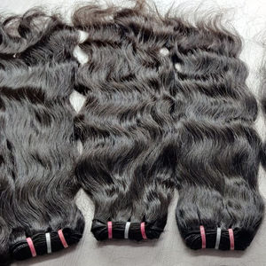 Tissage vierge brut indien en vrac non transformé, vente en gros d'extensions de cheveux de couleur naturelle alignée sur les cuticules pour jerry hair vendeur indien - Product Image 1