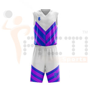Logo personnalisé uniforme de basket-ball de sublimation de haute qualité/bas prix nouveau style uniformes de basket-ball pour hommes - Product Image 5