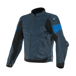 Men's Genuine Cowhide Leather Track Racing Biker Jacket CE Armoured Protections Multicolor Windproof Winter Motorcycle Riding - Product Image 3