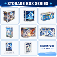 Support d'affichage magnétique personnalisé en acrylique transparent pour cartes à collectionner avec support détachable pour cartes sportives et objets de collection TCG – Vente en gros
