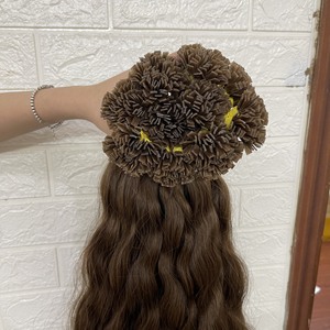 Kératine Pointe Plate Droite Couleur Marron 100% Extensions de Cheveux Humains Vietnamiens - Product Image 3