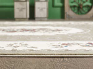 พรมตุรกีหรูหรา ผลิตด้วยเครื่องจักร รุ่น Laila สีเบจ สำหรับห้องนั่งเล่น คุณภาพพรีเมียม จากผู้ผลิตในเมืองกาเซียเตป - Product Image 4