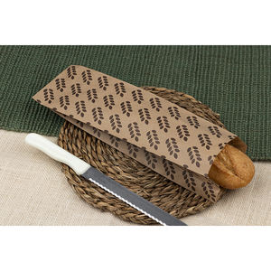 Bolsas de Papel Kraft para Alimentos con Diseño Espigas 5x32cm, 1000 Unidades, B2B - Product Image 1