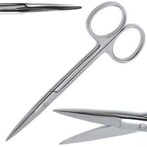 กรรไกรผ่าตัด เกรดทางการแพทย์ ปลอดเชื้อ ทนทาน ทำจากไทเทเนียมและโลหะ สำหรับการผ่าตัดที่แม่นยำ ใช้สำหรับปฐมพยาบาล ตัดเย็บแผล สแตนเลส - Product Image 5