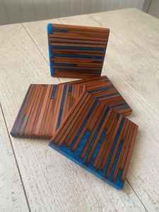 Sous-verre carré en résine fait main de qualité supérieure pour le café et le thé, modèle ange, pour les commandes en gros à bas prix - Product Image 5