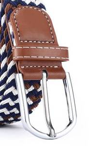 เข็มขัดหนังวัวแท้ดีไซน์หรูหรา100% พร้อมลูกปัดดีไซน์แบบปรับแต่งได้หัวเข็มขัดอัลลอยชั้นดี - Product Image 2