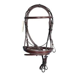 Paardenraces Product Fancy Decoratieve Paardensport Hoge Kwaliteit Anatomische Paardenhoofdstel GNG-B1027 Trens Hoofdstel