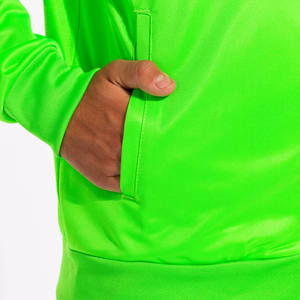 Chaqueta de algodón 100% con cremallera completa para hombre, pantalones de chándal negros de dos piezas con patrón sólido, ropa de entrenamiento físico para correr para chándales de invierno - Product Image 6