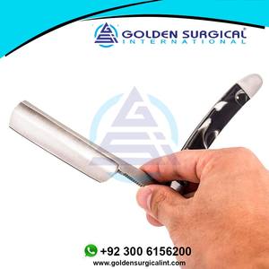 <b>Straight</b> <b>Edge</b> <b>Razor</b> Shave Ready, Carbon Steel, Natural Marble Handles, Professional Perfect Shave Wholesale - Product Image 4