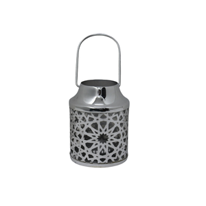 Linterna redonda de hierro a granel personalizada, decoración de mesa de Metal hecha a mano antigua de níquel para el hogar y el uso de velas de Navidad - Product Image 5