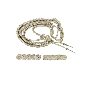 Aiguillette de cérémonie à prix d'usine, cordons d'épaule pour uniforme, meilleure qualité, vente en gros, différentes couleurs - Product Image 1