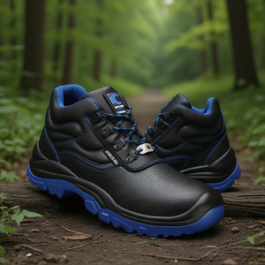 Calzado de Seguridad ANKLAM Talla 46, 10.5 cm de Ancho, Negro/Azul, S3 FO SR ESD EN20345 - Product Image 3