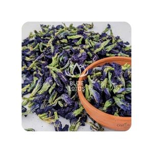 2025ดอกบัวสีน้ำเงินแห้งอัญชันผสมสีฟ้าสดใสสำหรับทำอาหาร - Product Image 1