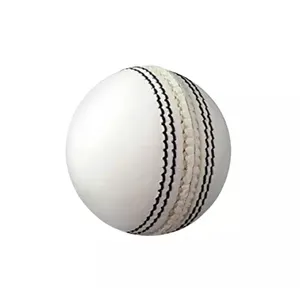 100% deri beyaz renk kriket topu 4 adet Set yüksek kalite topu açık kriket uygulama topları düşük fiyatları