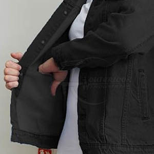 En gros fabricant pakistanais vestes en jeans pour hommes meilleur matériel OEM Service vestes en jeans - Product Image 6