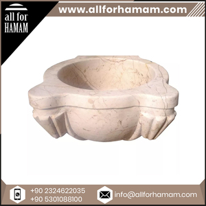 Lavabo de bain coréen en marbre, salle de bain turque, kurna-hamam - Product Image 6