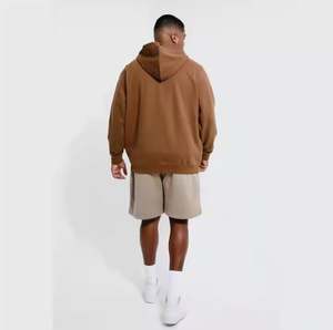 Blank Oversized Heavyweight <b>Hoodie</b> Street Wear Us <b>Full</b> <b>Zip</b> <b>up</b> <b>Hoodie</b> Custom Puff Printed Thermal Zipper Hoodies for Men - Product Image 2