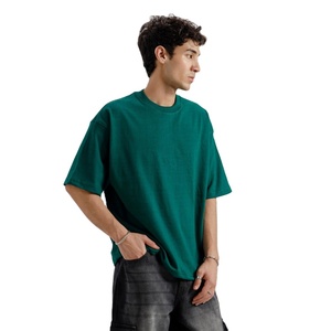 Camiseta de Hombre de Algodón de Alta Calidad, Estilo Oversize con Hombros Caídos, para Verano, Casual, Urbana, Personalizable OEM, Marca Privada - Product Image 3
