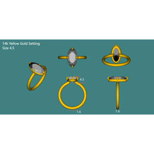 Bague en platine sertie d'un diamant ovale, design géométrique classique plaqué rhodium - Product Image 2