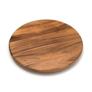 Assiette de service ronde en bois d'acacia nouveau design Assiettes à dessert Snack 100pc quantité minimale de commande - Product Image 3