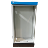 Armoire électrique extérieure en acier au carbone résistant aux intempéries IP55, revêtement en poudre bleu, boîte de distribution industrielle